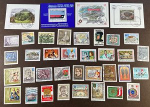 AUSTRIA USED *1987* issues plus 4 Souvenir Sheets - Nice!