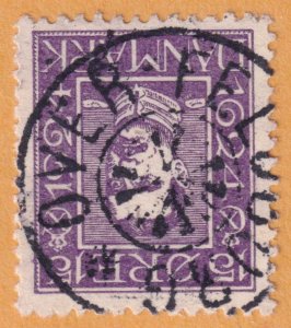 DENMARK 168 USED WITH OVER-FELDBORG STAR CANCEL - DEN-268