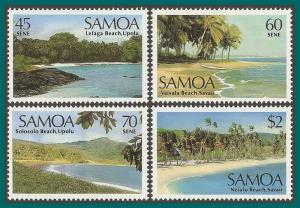 Samoa 1987 Coastal Scenery, MNH 697-700,SG754-SG757