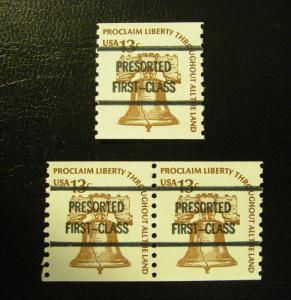 1975 13c Liberty Bell, Coil Scott 1618a Mint F/VF NH (1 Stamp Only)