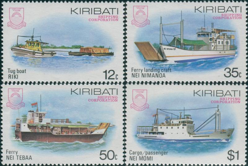 Kiribati 1984 SG219-222 Shipping set MLH