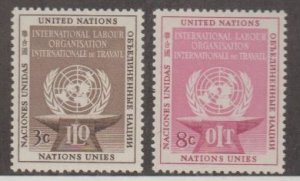 United Nations Scott #25-26 Stamps - Mint NH Set