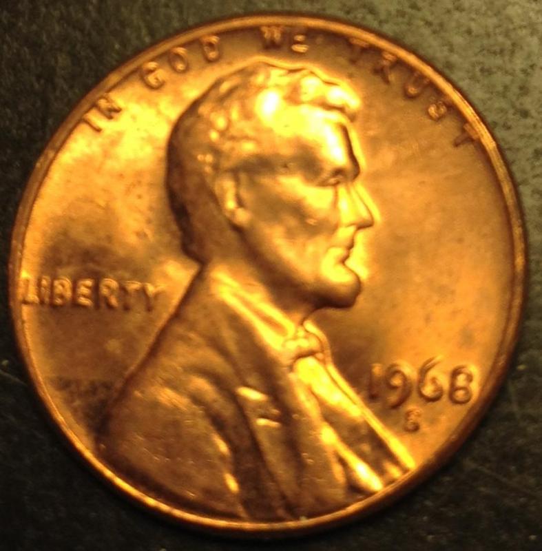 1968 S Lincoln Memorial Cent Uncirculated #D429