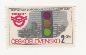 Czechoslovakia 1992  Scott 2854 MNH - 2k, Traffic safety