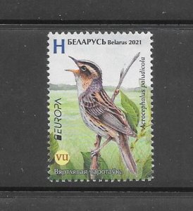 BIRDS - BELARUS #1240   EUROPA 2021  MNH