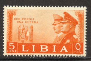 Libya Scott 95 Unused HDG - 1941 Hitler and Mussolini - SCV $2.10