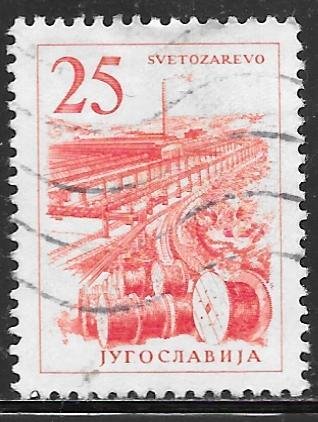 Yugoslavia 634: 25d Cable factory in Svetozarevo, used, VF