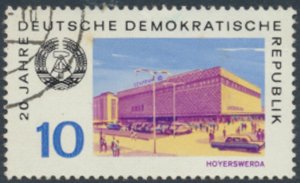 German Democratic Republic  SC# 1133  Used  GDR 20th Anniversary see details ...