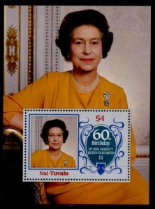 Tuvalu Nui 60 MNH Queen Elizabeth 60th Birthday