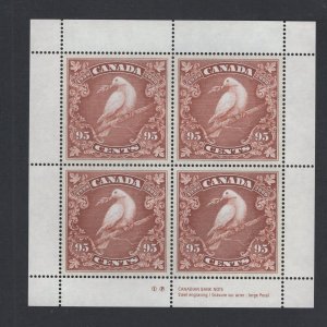 Canada #1814 (1999  Peace Doves sheet of 4) VFMNH CV $9.00