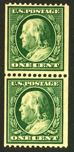 U.S. #355 MINT PAIR OG NH