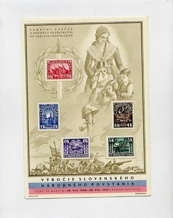 Czechoslovakia Stamps 10 # 288-92A Souvenir Sheets
