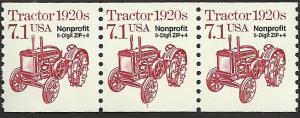 P.N.C. 1 # 2127b MINT NEVER HINGED PRE-CANS. TRACTOR