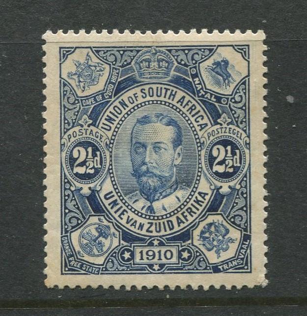 South Africa - Scott 1 - KGV - 1910 - MNH - Single - 2.1/2d Stamp