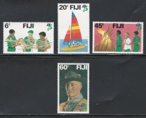 Fiji 1982 Scouting Year Scott # 458 - 461 MH