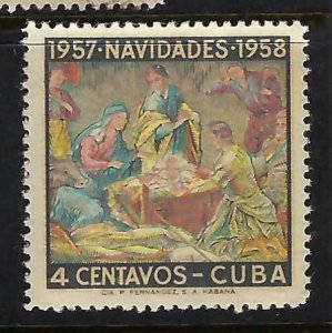 CUBA 589 MNH CHRISTMAS 595F