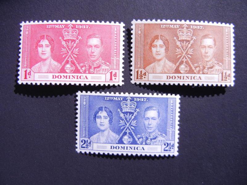 Dominica 1937 KGVI Coronation