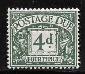 Great Britain J30 mint hinged 2013 SCV $40.00 has gum disturbance  -  4792