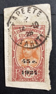 AlexStamps FRENCH POLYNESIA #64 VF Used