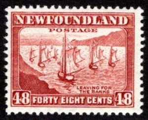 249I, NSSC, Newfoundland, 48c, MNHOG, Leaving for the Banks, Scott 266