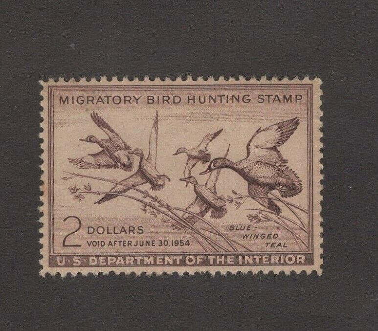 RW20 - Federal Duck Stamp. Single. MH. SG. Nice Center.   #02 RW20