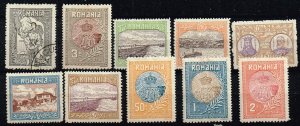 Romania 1913,Sc.#230-239 MH.