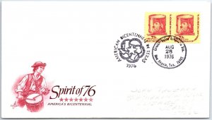 US SPECIAL EVENT COVER SPIRIT OF 76 BICENTENNIAL IN SAN ANGELO TEXAS 1976