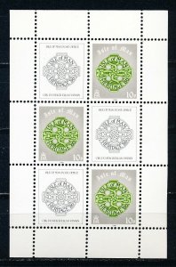 Isle of Man #313a Pane of 6 MNH