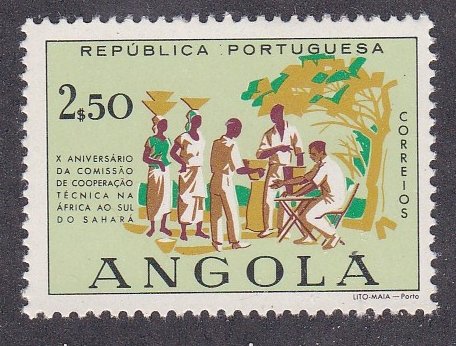 Angola # 418, Distributing Medicine, NH