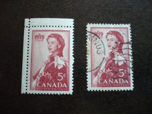 Stamps - Canada - Scott# 386 - Mint Hinged & Used Set of 1 Stamp