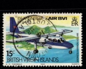 British Virgin Islands - #435  Air BVI - Used