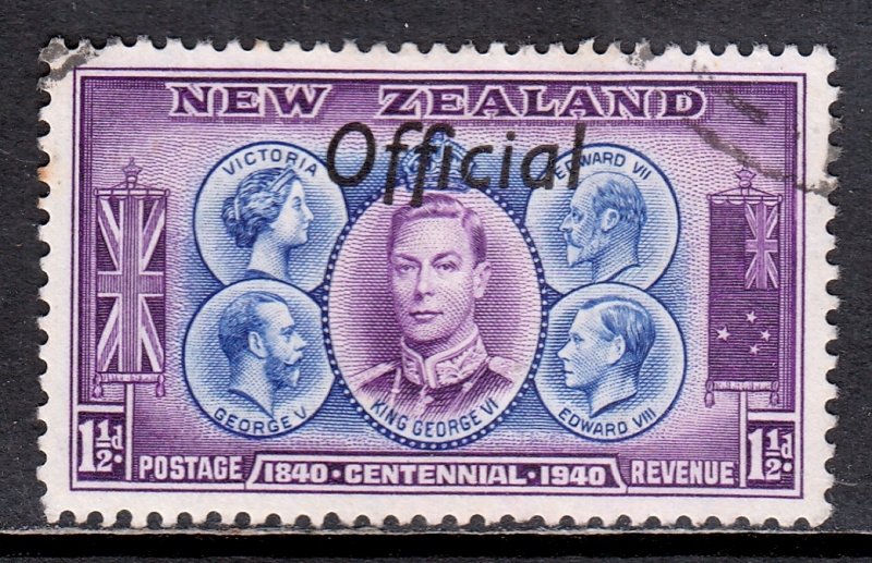 New Zealand - Scott #O78 - Used - One toned perf - SCV $4.25