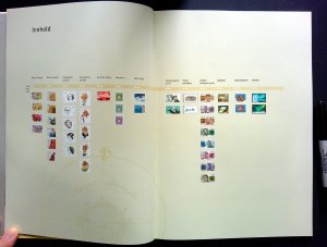 Norway 2001 official year book with MNH stamps year set