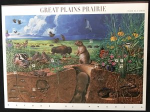 US #3506 MNH Sheet of 10 Great Plains Prairie SCV $10.00 L38