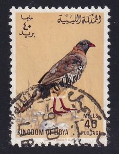 Libya  #274  used  1965  birds   40m