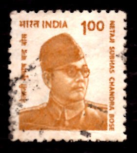 India 100p Netaji Subhas Chandra Bose 2001 SG.1962, Sc.1871 Used (#01)