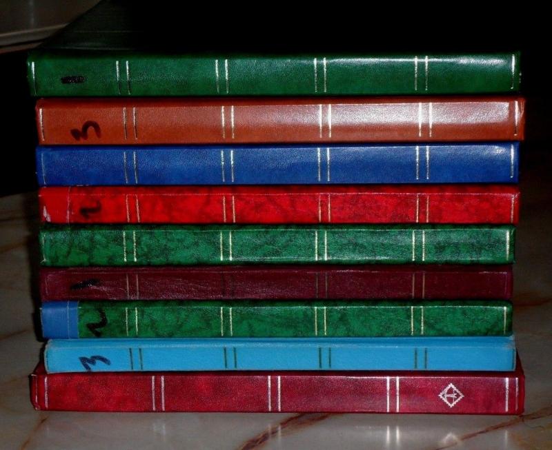  SET OF 9, USED, LIGHTHOUSE HINGE-LESS BLOCK ALBUMS, NICE! LQQK!