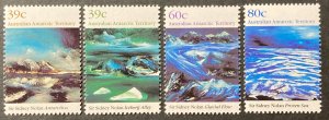 Australia (A.A.T.) 1989 #L77-80, Antarctic Landscapes, MNH.