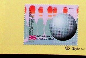 MACEDONIA Sc 384 NH ISSUE OF 2006 - BOWLING - (AJ23)