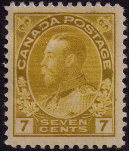 Canada # 113 Mint  VF VLH  Cat $ 80