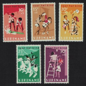 Suriname Child Welfare 5v 1966 MNH SG#598-602