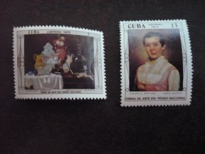 Stamps - Cuba - Scott# 1949-1953 - Mint Hinged Partial Set of 5 Stamps