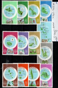 Vanuatu 280a-92a Set Mint Never Hinged