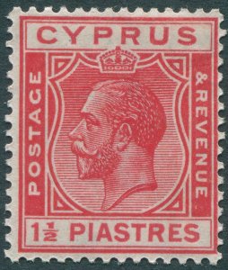 Cyprus 1925 1½pi scarlet SG120 unused