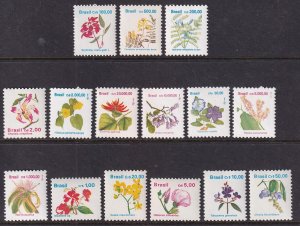 Brazil 2259-2273 Flowers MNH VF