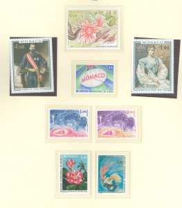 Monaco #1246-1253  Single (Complete Set)