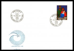 Liechtenstein 726-728 Christmas Set of Three U/A  FDCs VF