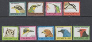 Sierra Leone 1538e//1546Be Birds MNH VF