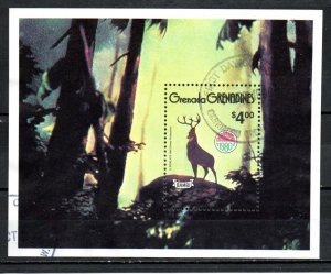 Grenada Grenadines 1980 DISNEY BAMBI CHRISTMAS s/s Perforated Mint (NH)