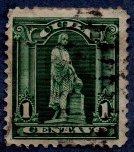 Cuba Scott #233 Statue of Columbus (1899) Used